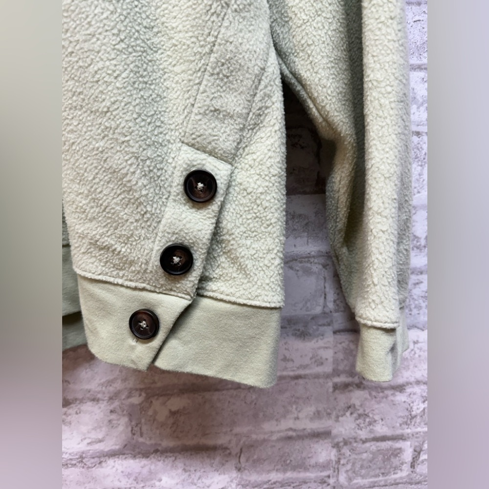 Resourced Brushed Side Button Relaxed Sweatshirt … - image 3